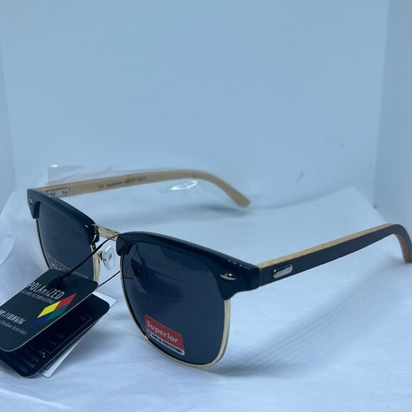 Superior Polarized Sunglasses – Classic Clubmaster Style - Picture 1 of 3